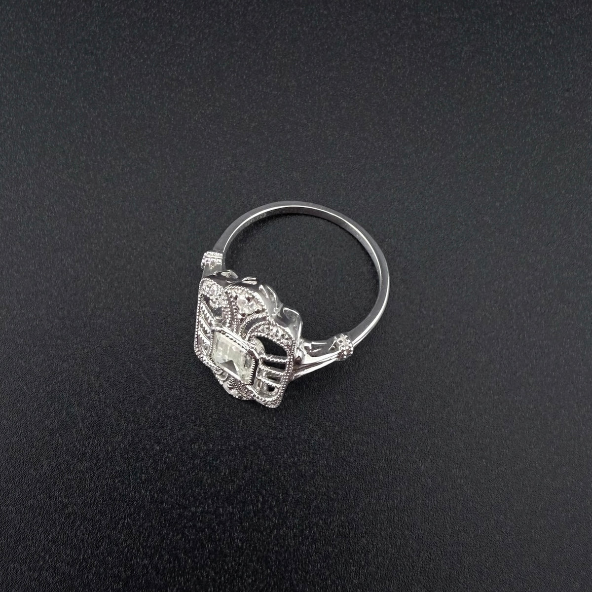 Platinum 950 1.01ct Natural Diamond Ring - Size K 1/2