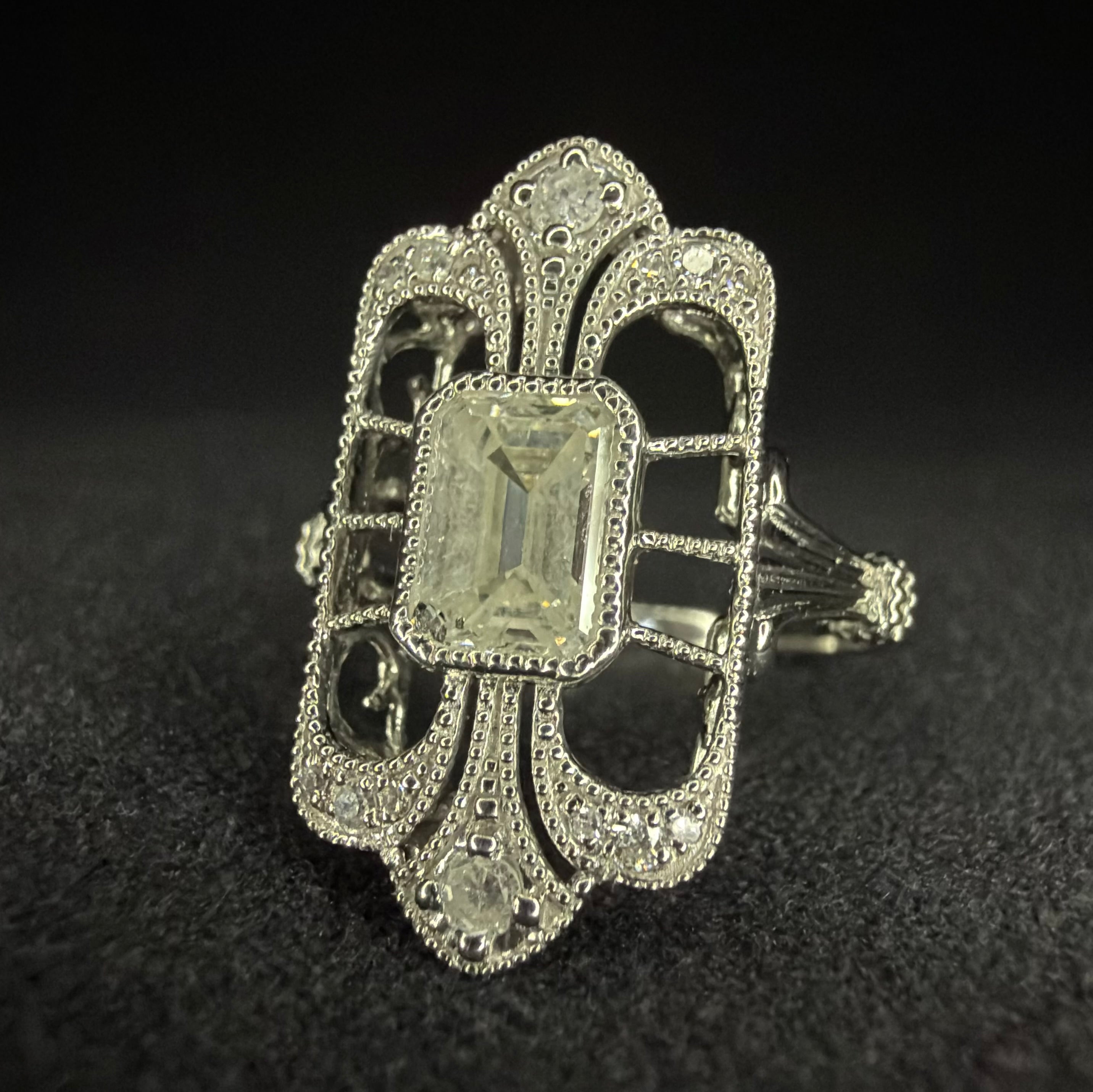 Platinum 950 1.01ct Natural Diamond Ring - Size K 1/2