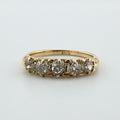 18ct Yellow Gold Antique Five-Stone Diamond Ring