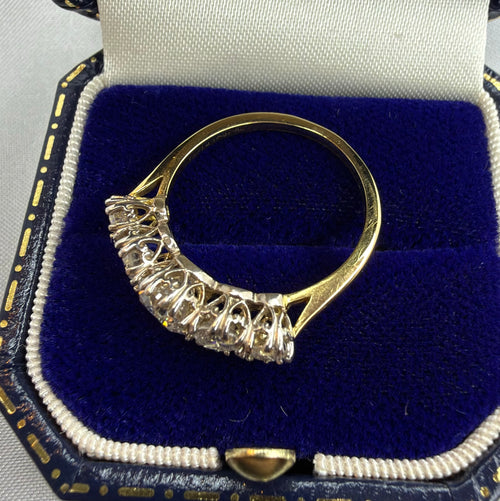 18ct gold 1.3ct Diamond Ring - Size L