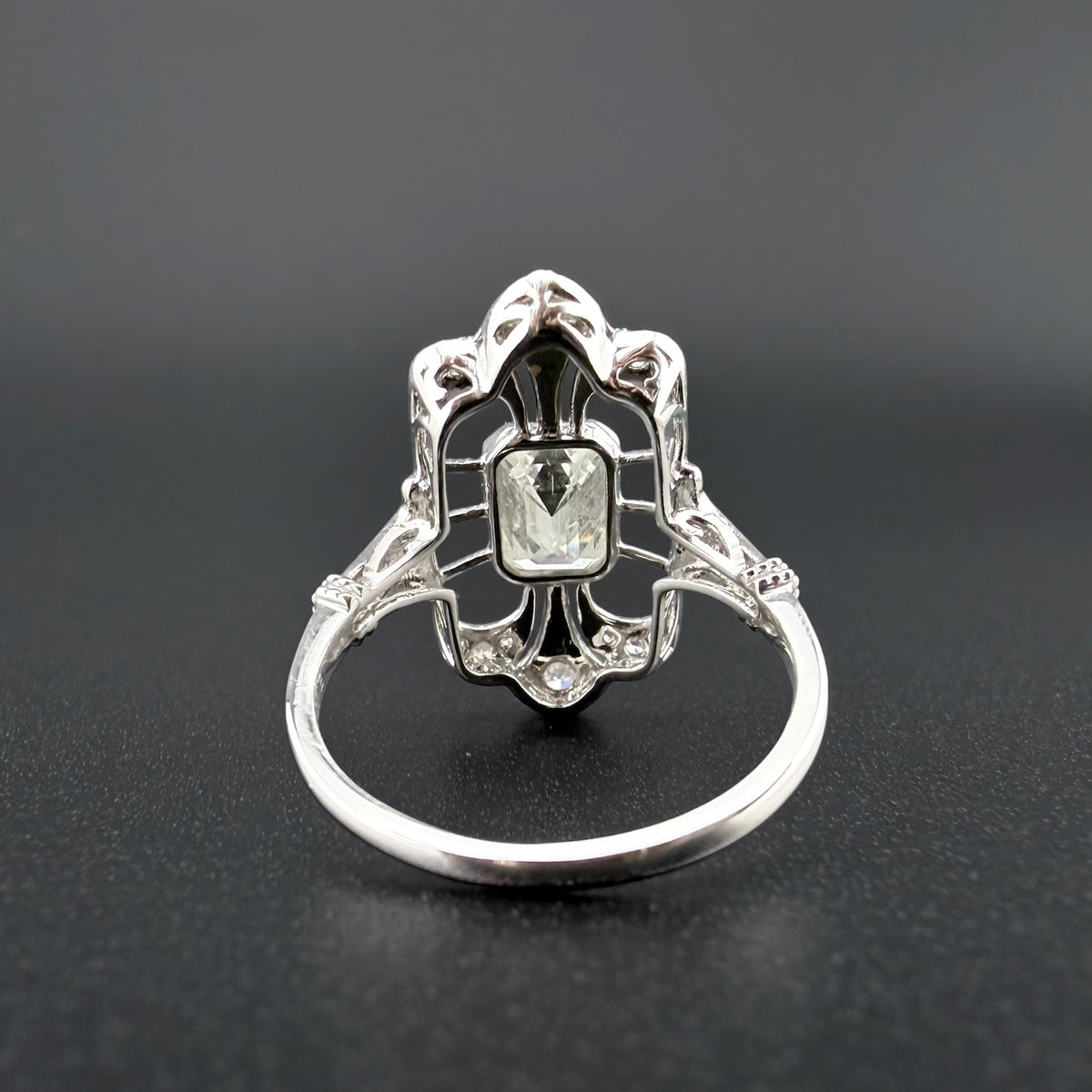 Platinum 950 1.01ct Natural Diamond Ring - Size K 1/2