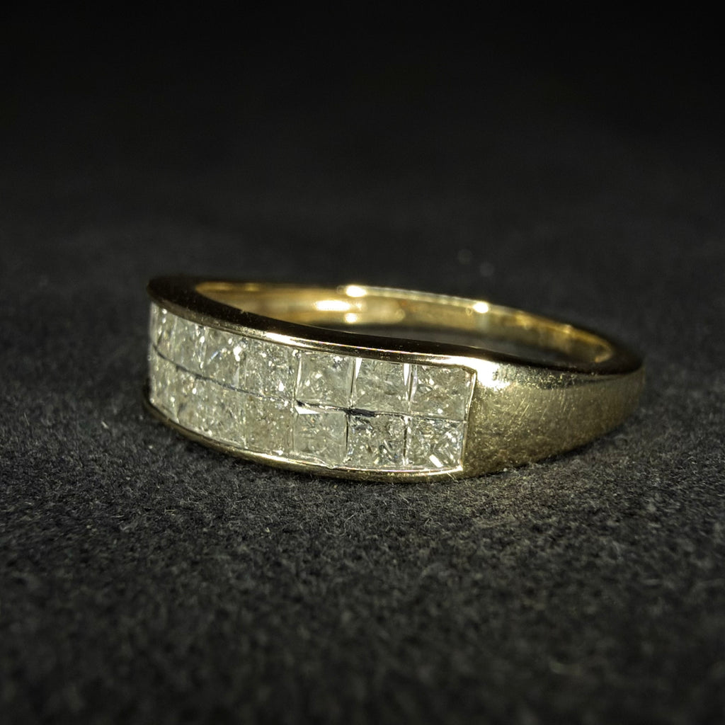 9ct Diamond Eternity Ring - Size P