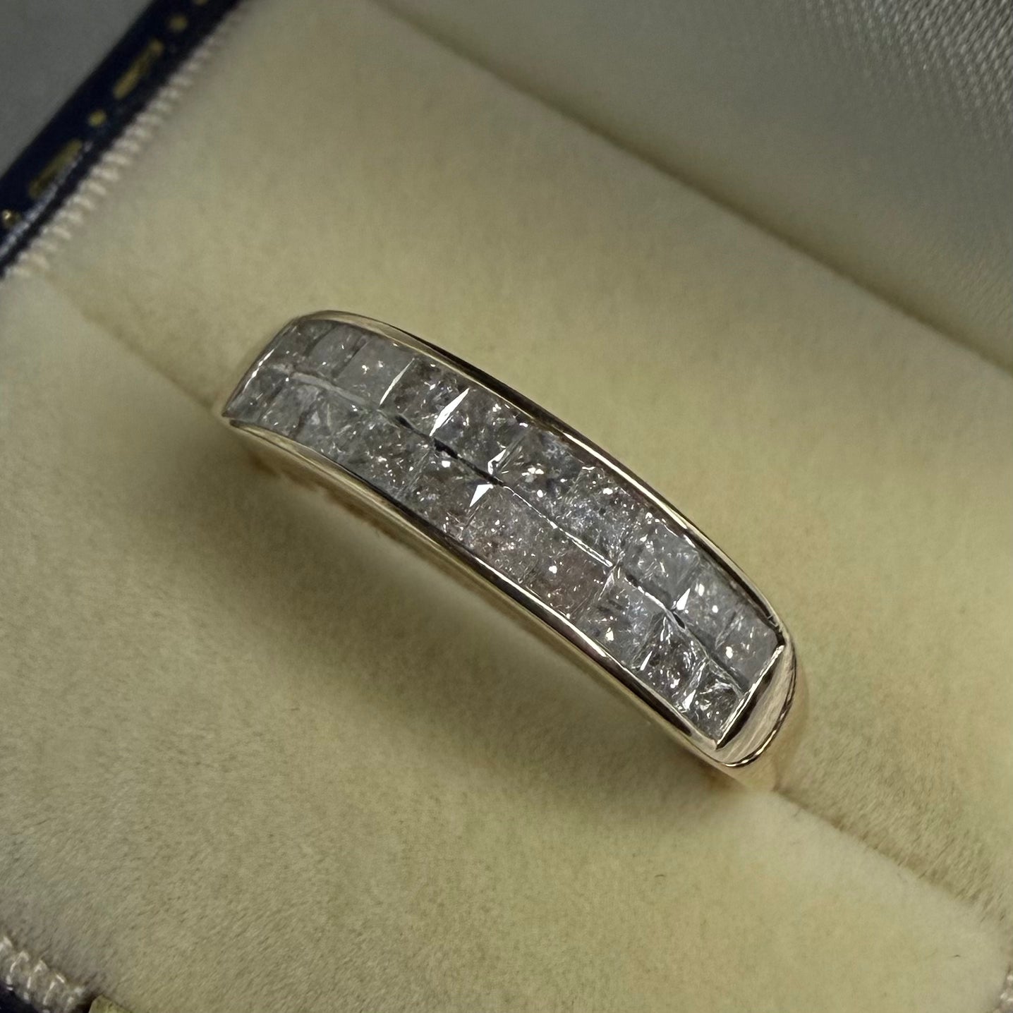 9ct Diamond Eternity Ring - Size P