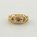 18ct Diamond Gypsy Ring - Size N