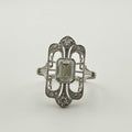 Platinum 950 1.01ct Natural Diamond Ring - Size K 1/2