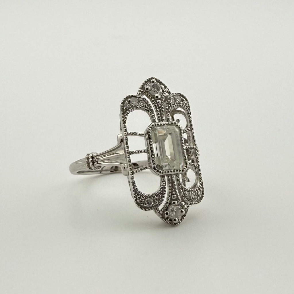 Platinum 950 1.01ct Natural Diamond Ring - Size K 1/2