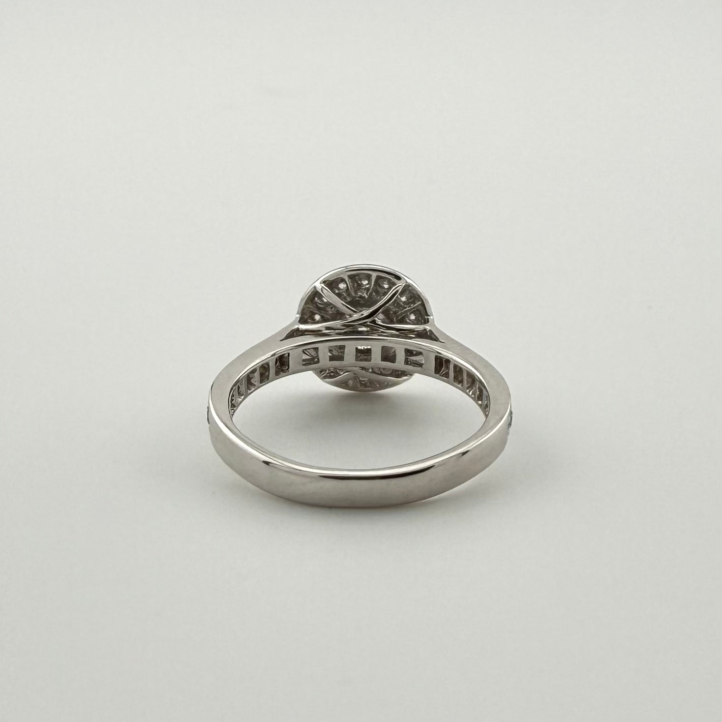 14k 1.10ct Diamond Daisy Ring - Size J
