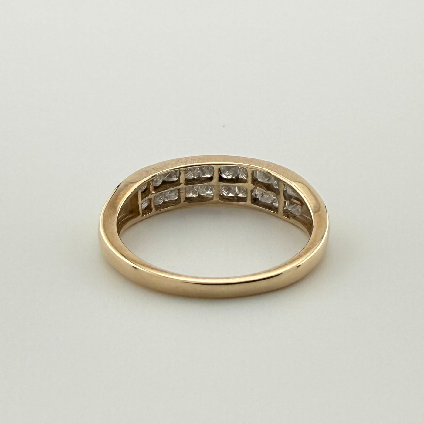 9ct Diamond Eternity Ring - Size P