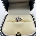 9ct Diamond Ring - Size I 1/2